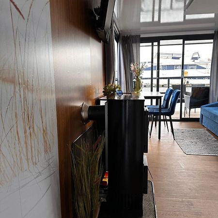 Ferienwohnung Premium Hausboot Trave Traum Lübeck Exterior foto