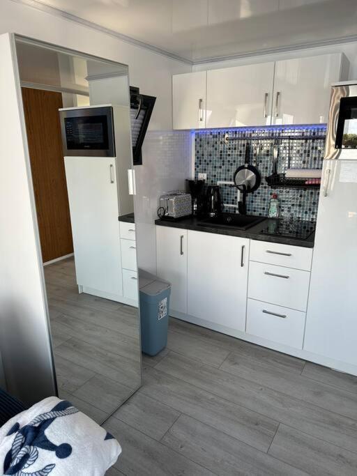 Ferienwohnung Premium Hausboot Trave Traum Lübeck Exterior foto